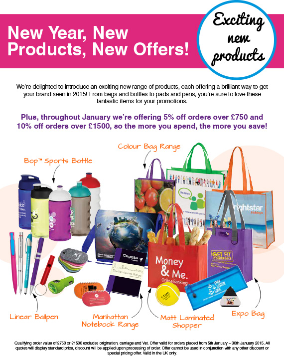 New Year, New Products, New Offers!